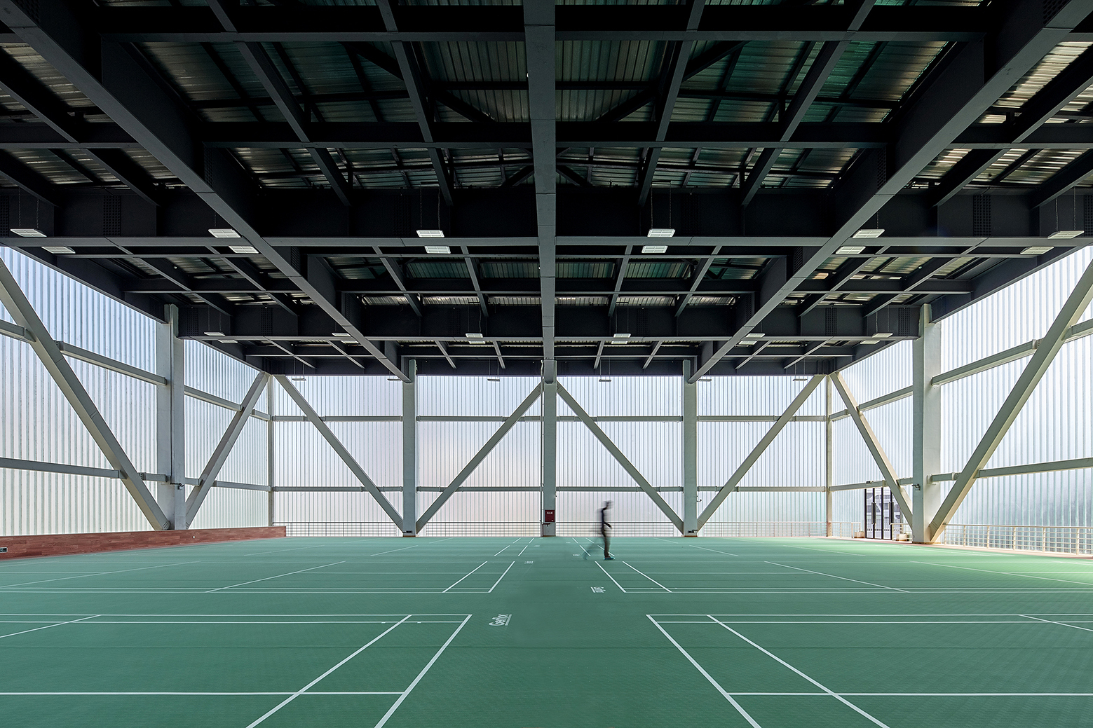 室內(nèi)小型簡約羽毛球館裝修設(shè)計-第4張圖片-上海古都建筑設(shè)計集團